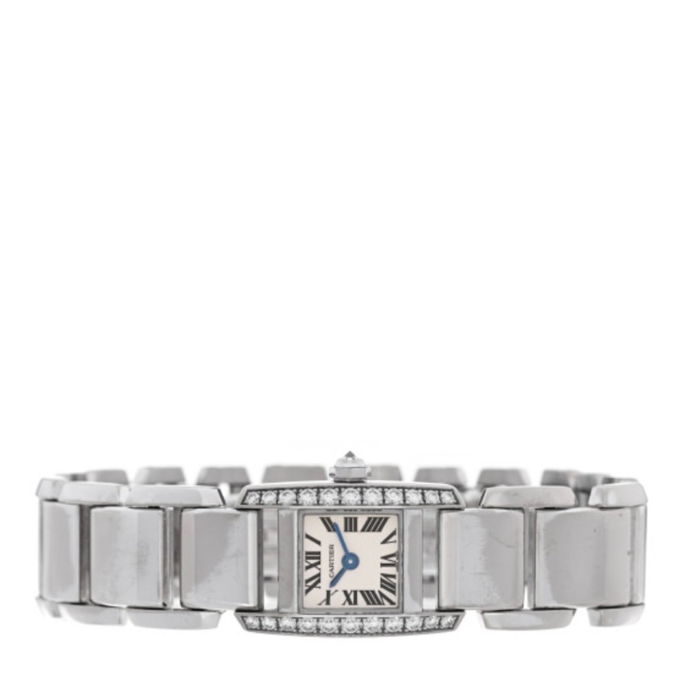 Authentic Cartier limited edition Tankissme white gold diamond. - Picture 4 of 5